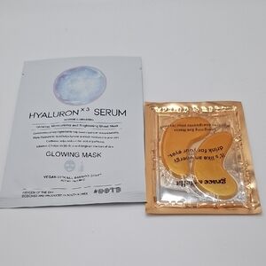 grace & stella Hyaluron x3 Serum Glowing Mask - White and Orange